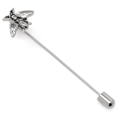 Stainless Steel Bee Stick Pin by Cufflinks.com