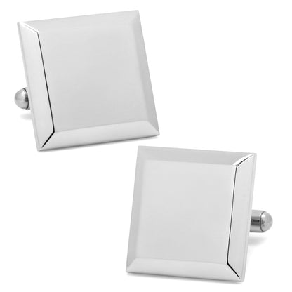 Engravable Beveled Square 3-Piece Gift Set by Cufflinks.com