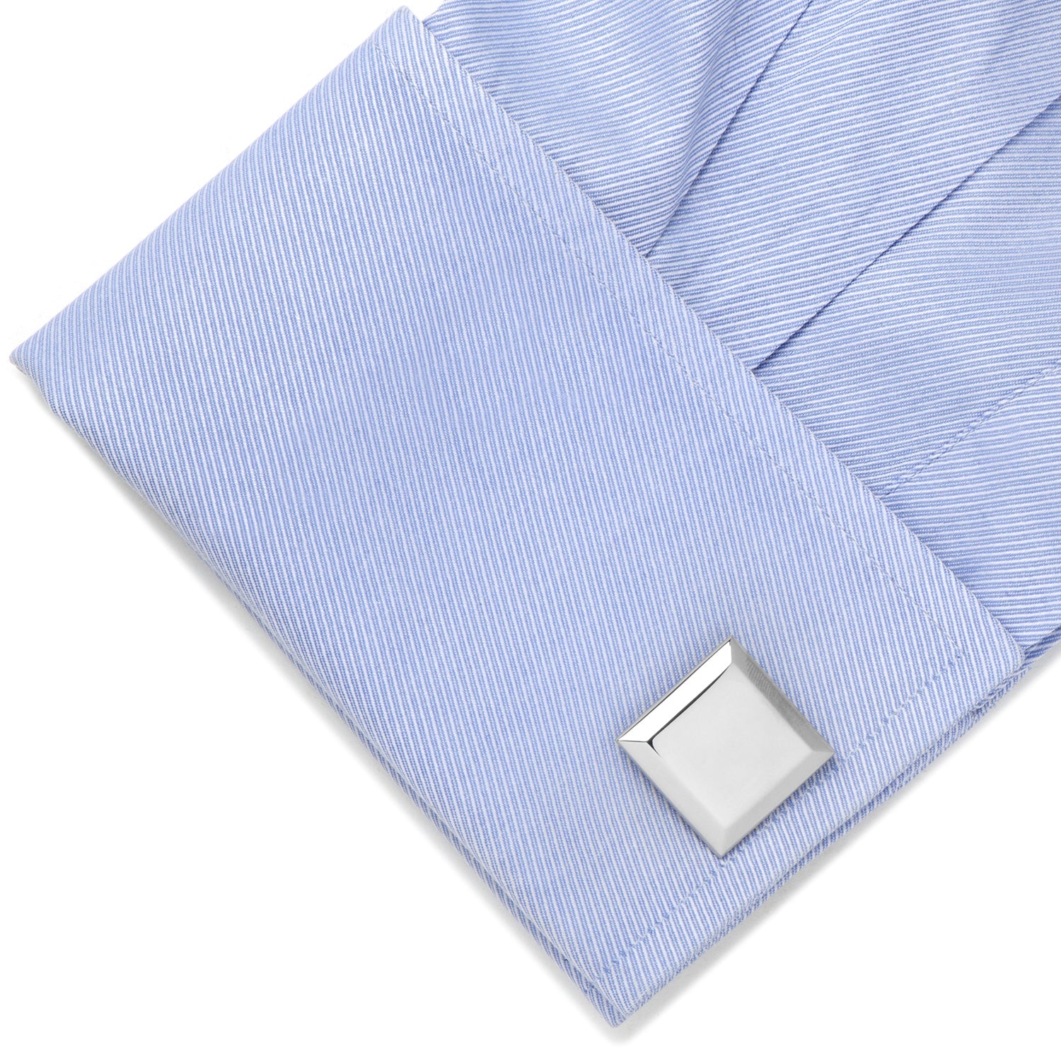 Engravable Beveled Square 3-Piece Gift Set by Cufflinks.com