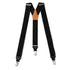 Black Convertible Suspenders by Cufflinks.com