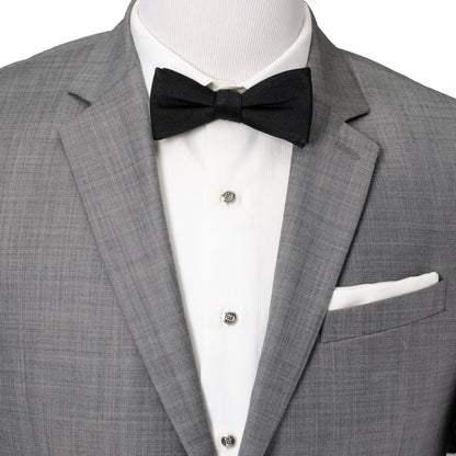 Black Silk Bow Pre-Tie by Cufflinks.com