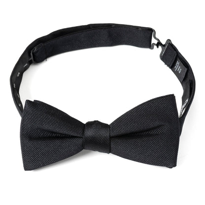 Black Silk Bow Pre-Tie by Cufflinks.com
