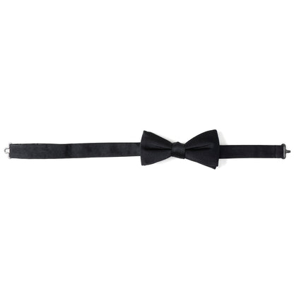 Black Silk Bow Pre-Tie by Cufflinks.com