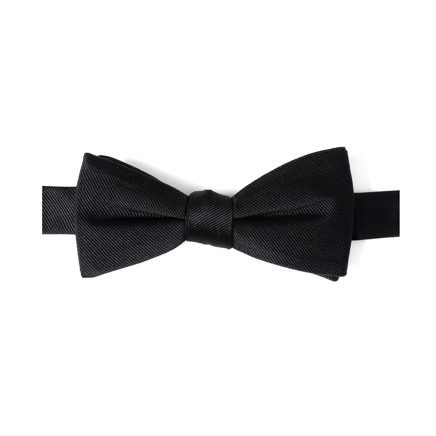 Black Silk Bow Pre-Tie by Cufflinks.com