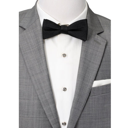 Black Silk Bow Pre-Tie by Cufflinks.com