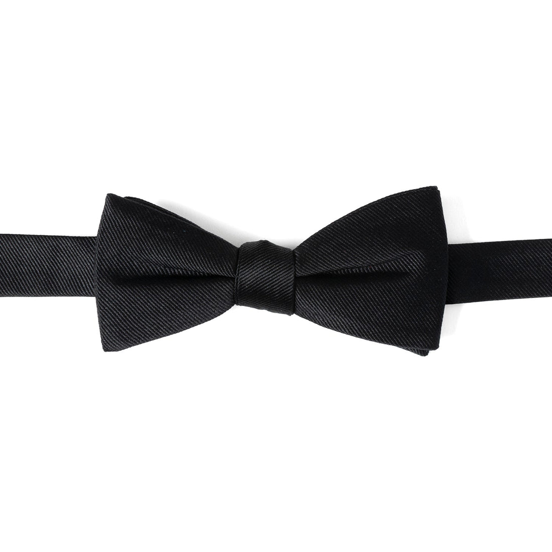 Black Silk Bow Pre-Tie by Cufflinks.com