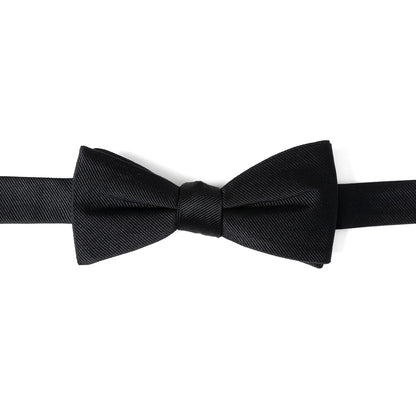 Black Silk Bow Pre-Tie by Cufflinks.com