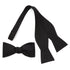 Black Self Tie Bow Tie by Cufflinks.com