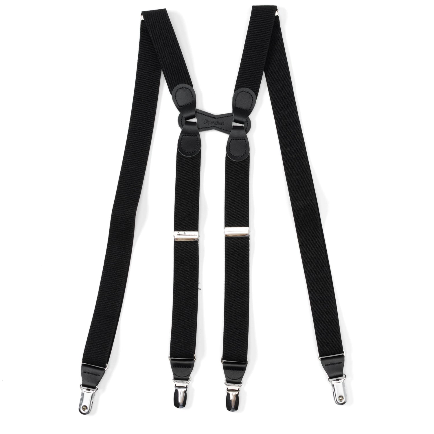 Black H-Back Formal Suspenders by Cufflinks.com
