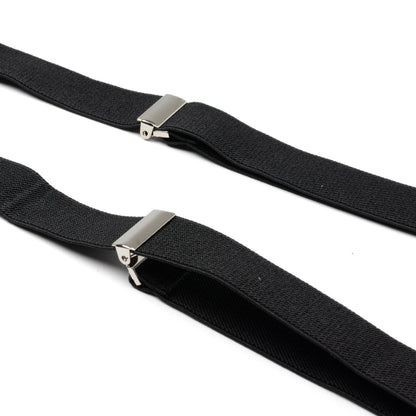Black H-Back Formal Suspenders by Cufflinks.com