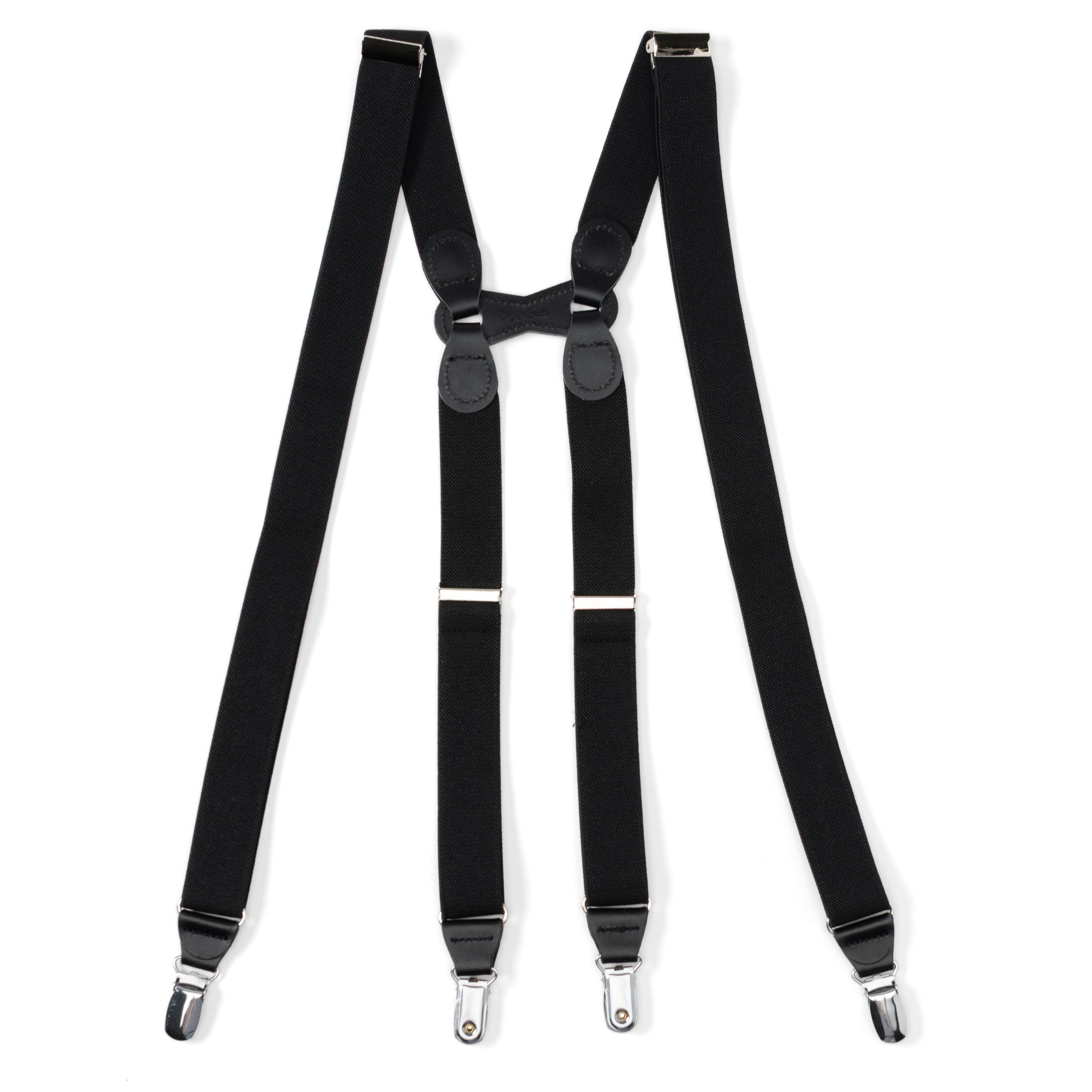 Black H-Back Formal Suspenders by Cufflinks.com