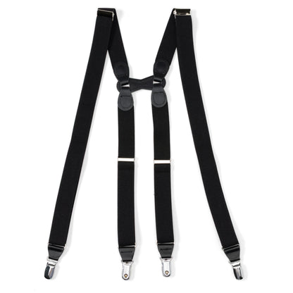 Black H-Back Formal Suspenders by Cufflinks.com