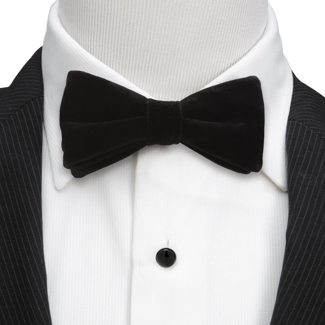 Black Velvet Bow Tie by Cufflinks.com
