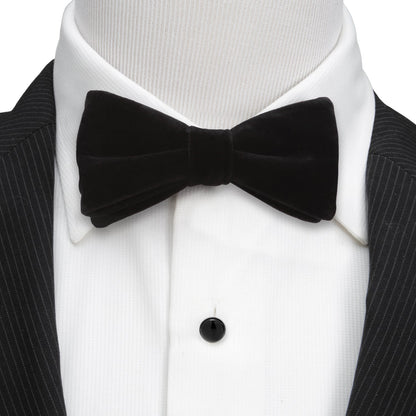 Black Velvet Bow Tie by Cufflinks.com