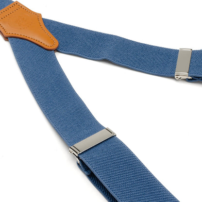 Blue Convertible Suspenders by Cufflinks.com