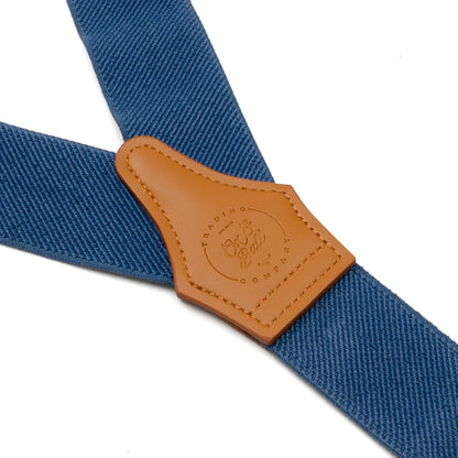 Blue Convertible Suspenders by Cufflinks.com