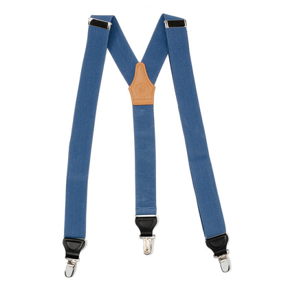Blue Convertible Suspenders by Cufflinks.com