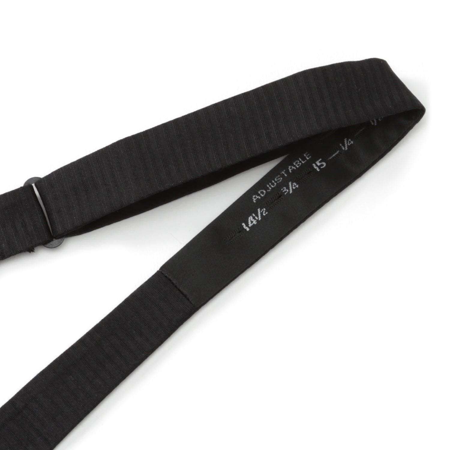 Black Formal Pinstripe Silk Bow Tie by Cufflinks.com