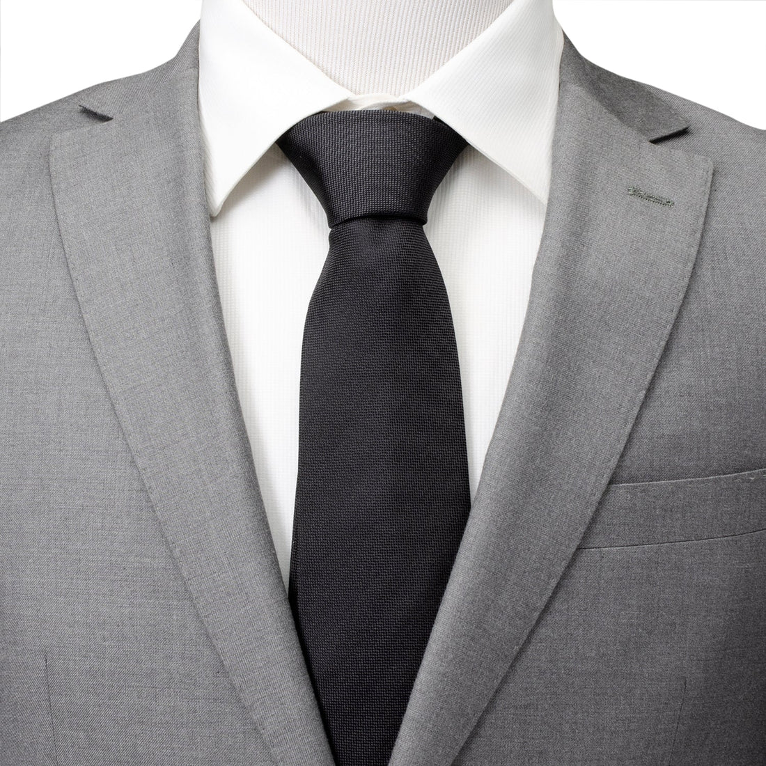 Black Silk Tie by Cufflinks.com
