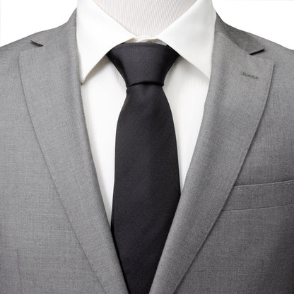 Black Silk Tie by Cufflinks.com