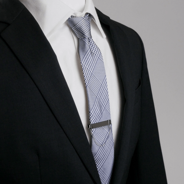 Blue Glen Plaid Silk Tie by Cufflinks.com