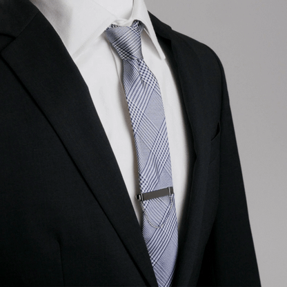 Blue Glen Plaid Silk Tie by Cufflinks.com