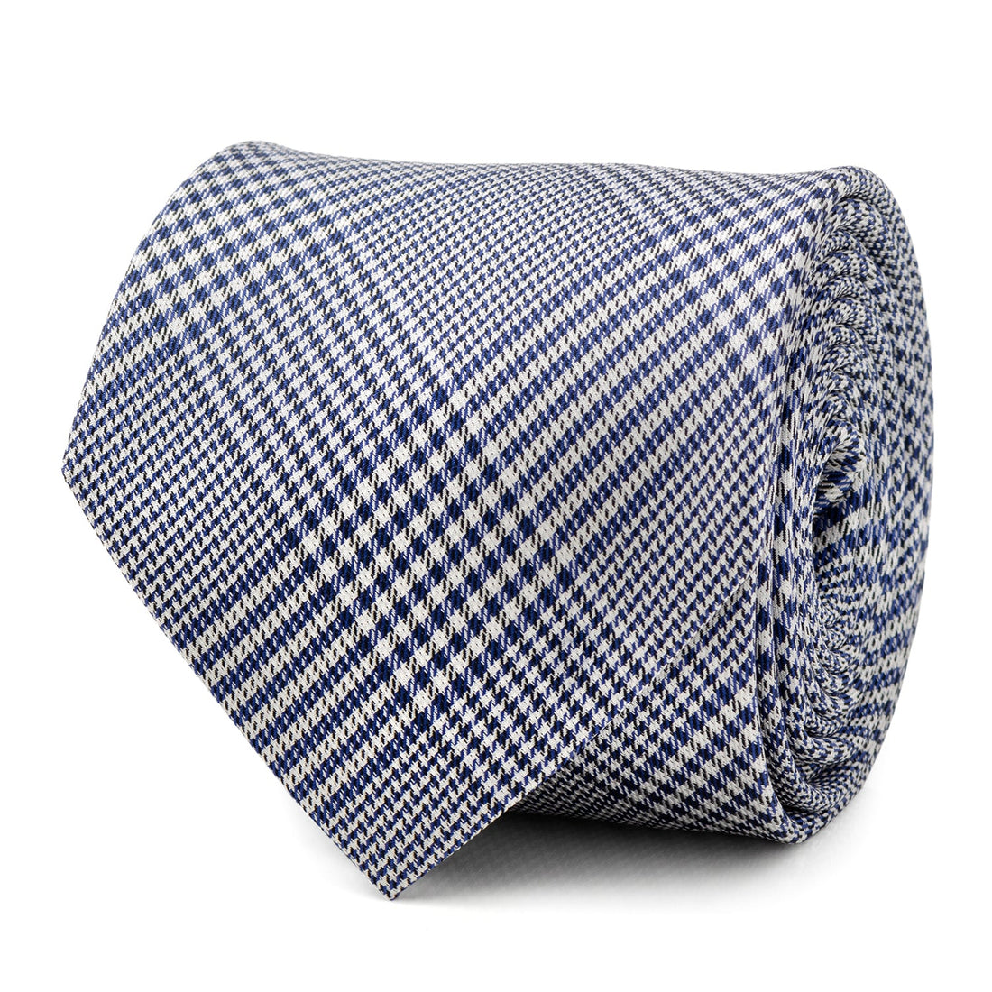 Blue Glen Plaid Silk Tie by Cufflinks.com