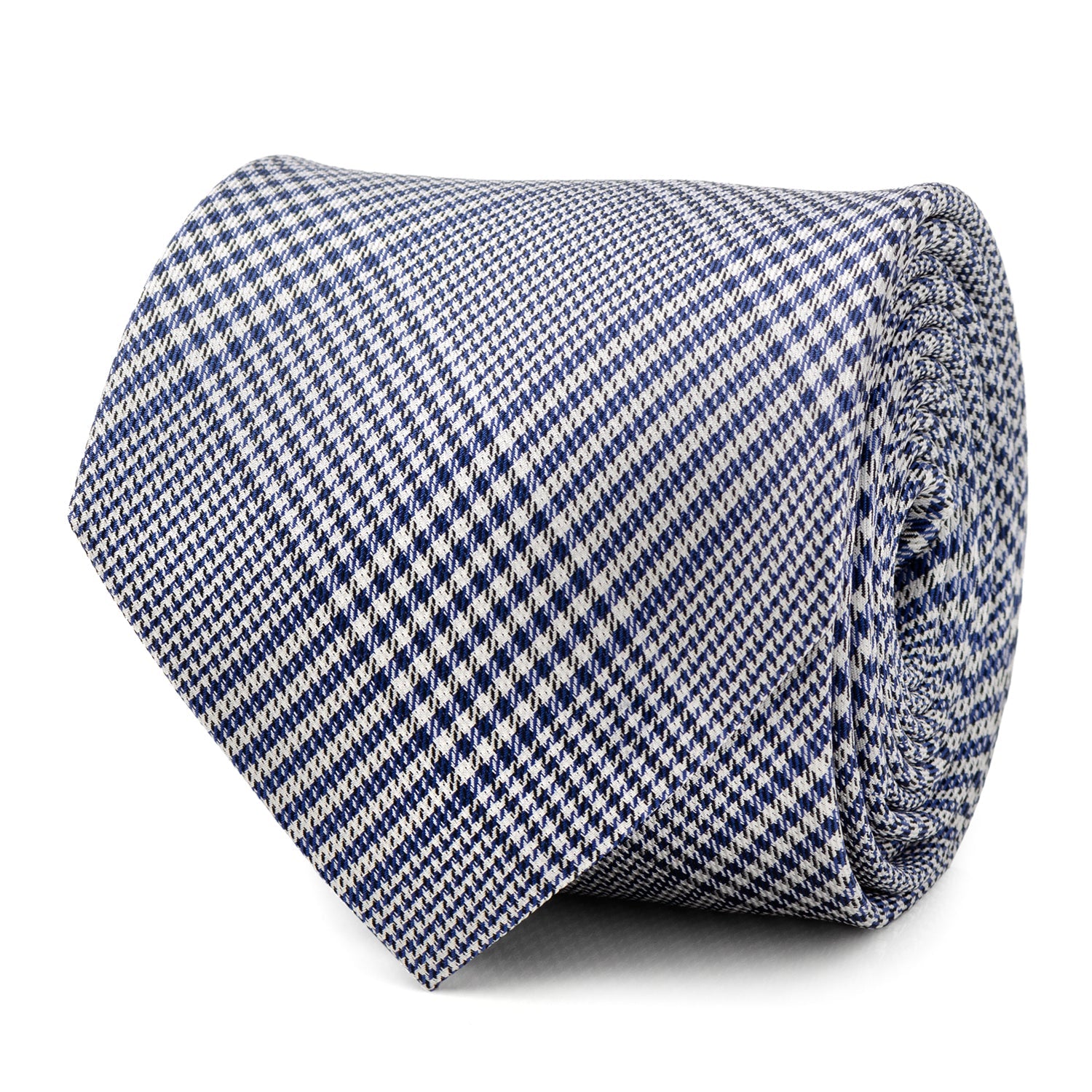 Blue Glen Plaid Silk Tie by Cufflinks.com