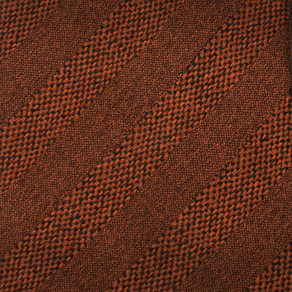 Burnt Sienna Tweed Striped Linen Men&