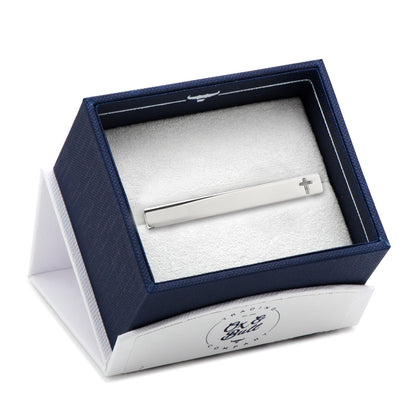 Cross Cutout Stainless Steel Tie Clip by Cufflinks.com