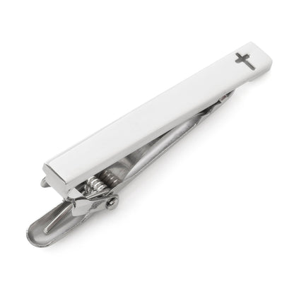 Cross Cutout Stainless Steel Tie Clip by Cufflinks.com
