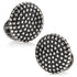 Silver Circle Dot Texture Cufflinks by Cufflinks.com