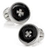 Crystal Button Rope Cufflinks by Cufflinks.com