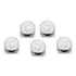 Stainless Steel White Pave Crystal 5-Studs by Cufflinks.com