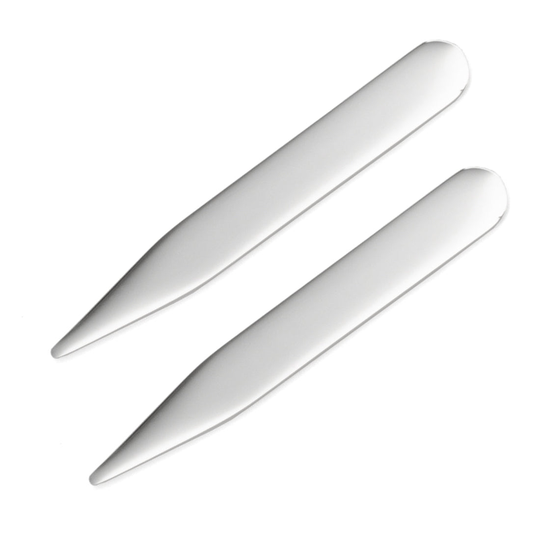 Stainless Steel Engravable Collar Stays by Cufflinks.com