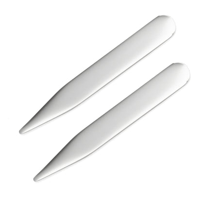 Stainless Steel Engravable Collar Stays by Cufflinks.com