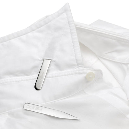Stainless Steel Engravable Collar Stays by Cufflinks.com