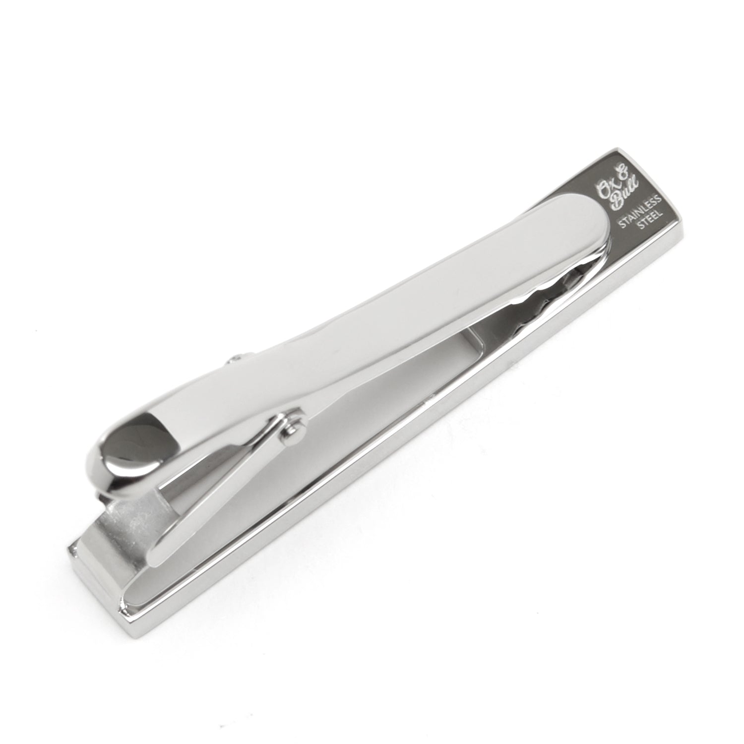 Die Cut Metal Stainless Steel Tie Clip by Cufflinks.com