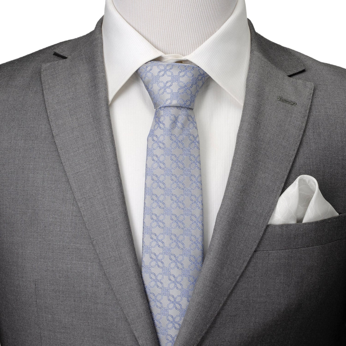 Gray Blue Art Deco Men&