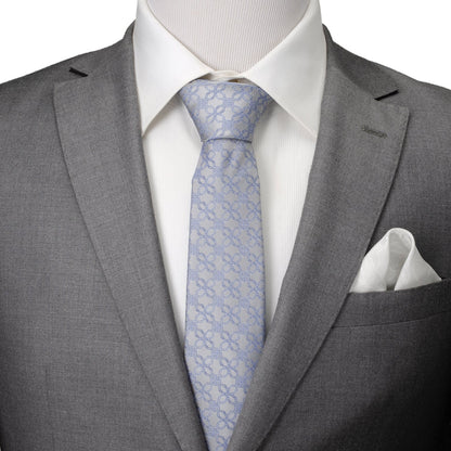 Gray Blue Art Deco Men&