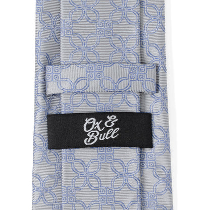 Gray Blue Art Deco Men&