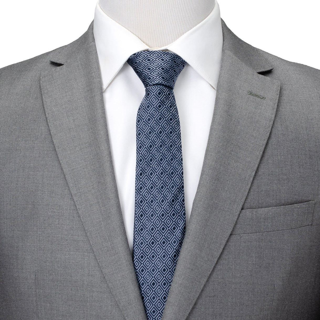 Navy Patterned Men&