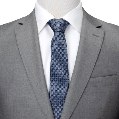 Navy Patterned Men&