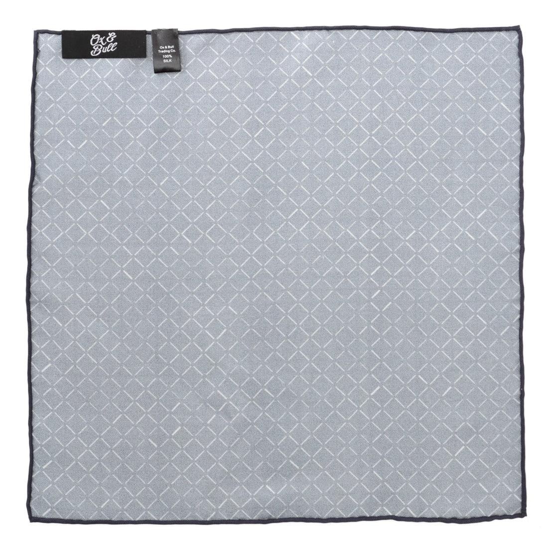 Navy Diamond Pocket Square by Cufflinks.com