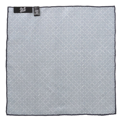 Navy Diamond Pocket Square by Cufflinks.com