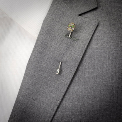 Sterling Silver Skull Stick Pin by Cufflinks.com
