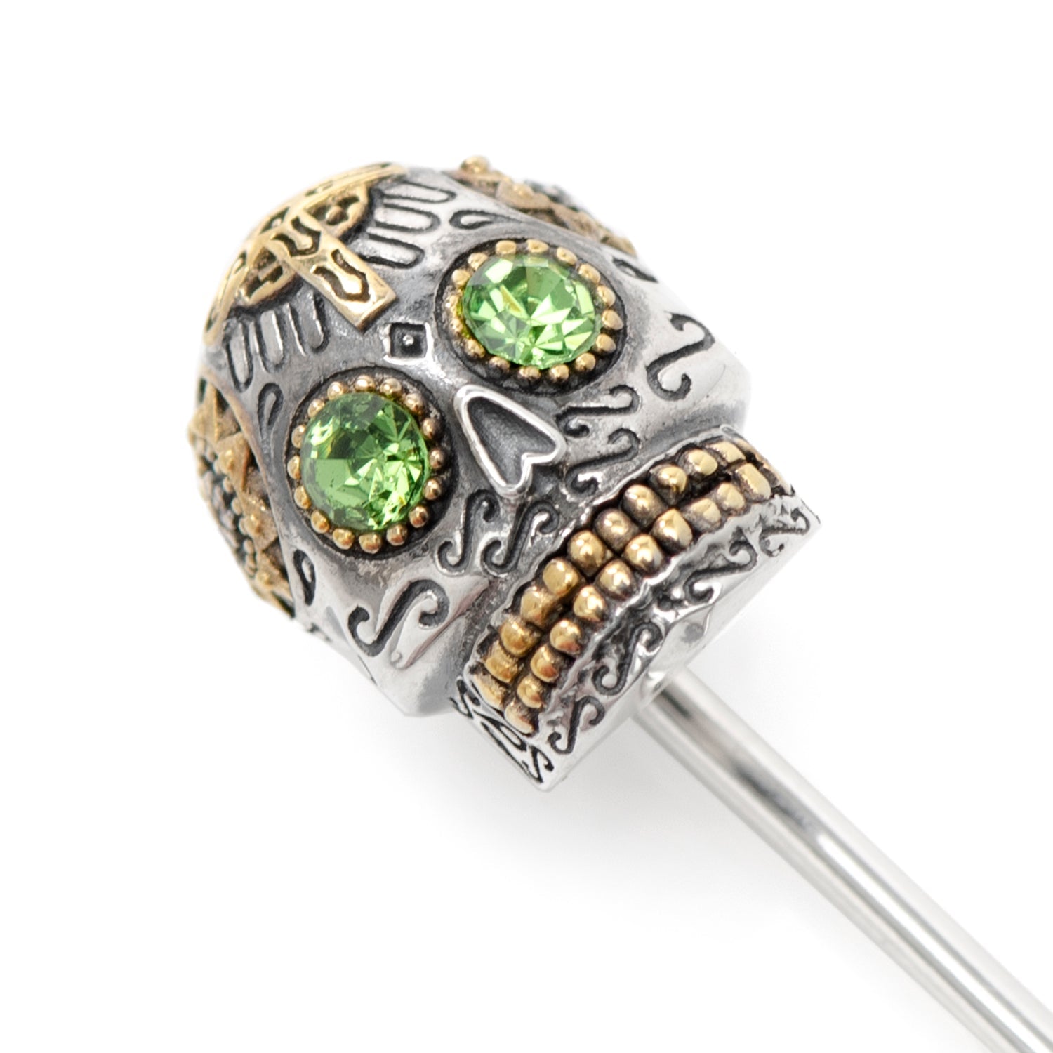 Sterling Silver Skull Stick Pin by Cufflinks.com
