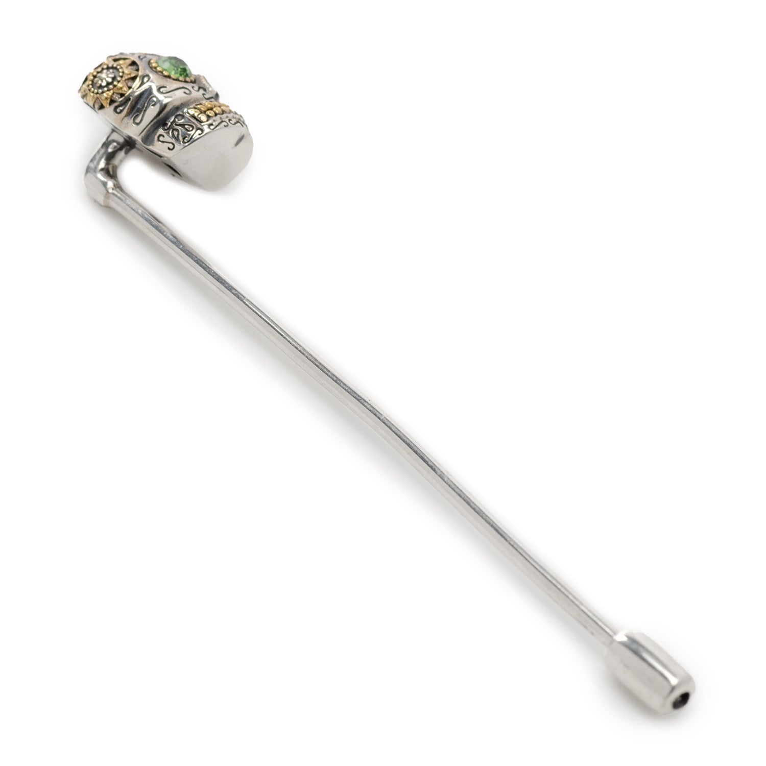 Sterling Silver Skull Stick Pin by Cufflinks.com