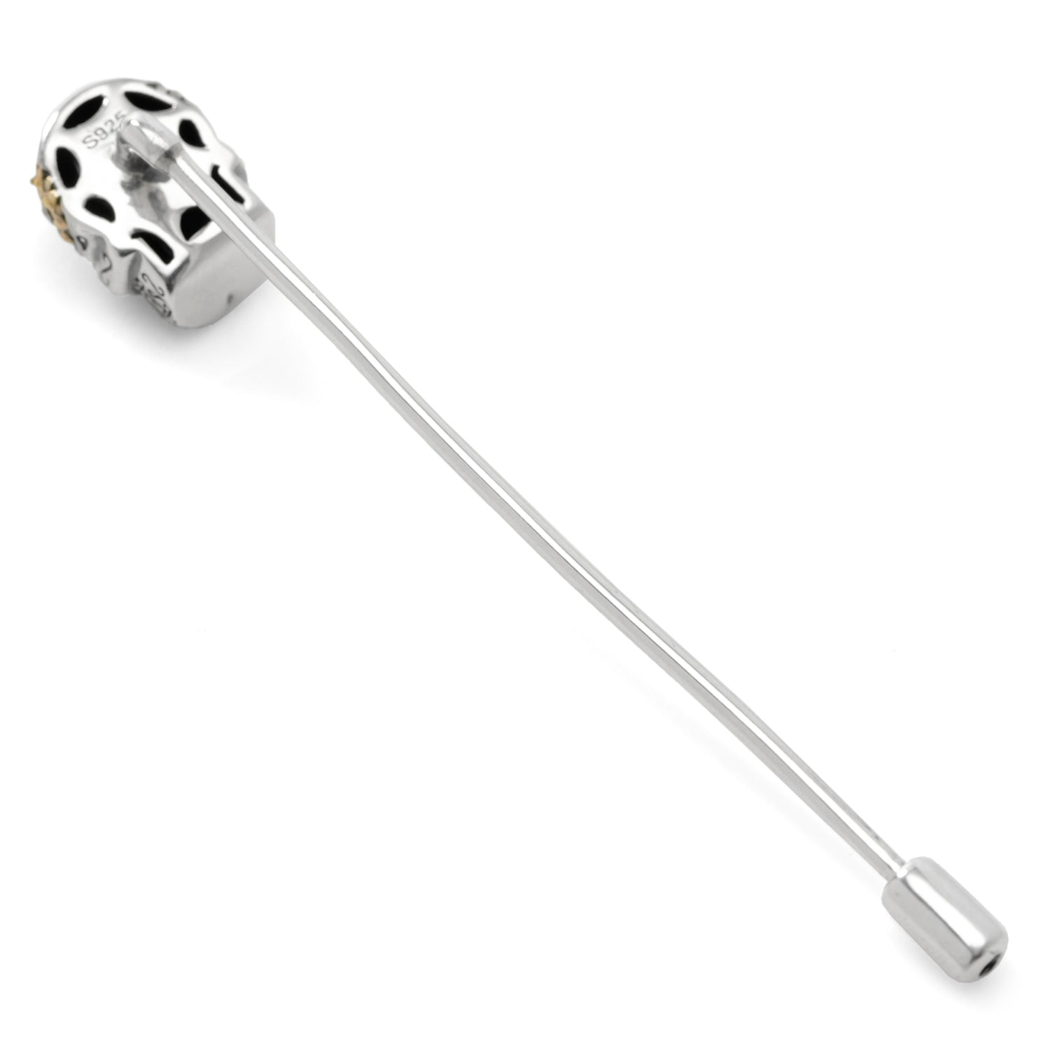 Sterling Silver Skull Stick Pin by Cufflinks.com