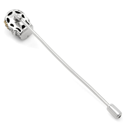 Sterling Silver Skull Stick Pin by Cufflinks.com